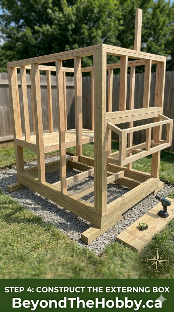 step 4 construct the externing box